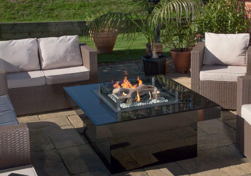 Caminetti a gas progettati per un utilizzo outdoor