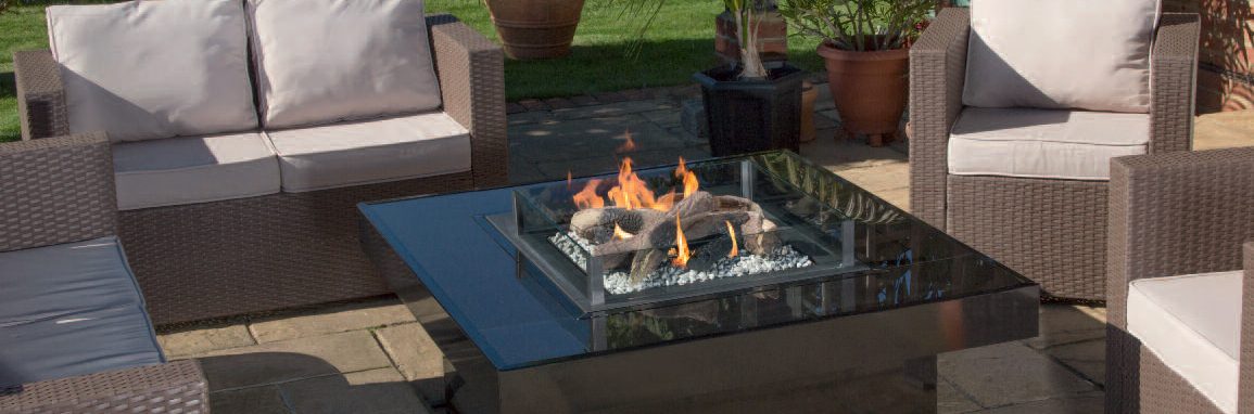 Caminetti a gas progettati per un utilizzo outdoor
